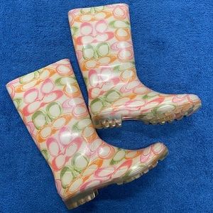 Coach rainboots